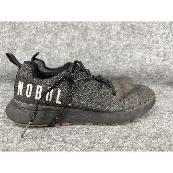 NOBULL Trainer Shoes Mens Size 7.5 Black Gum Cross Training Low Top‎ Sneakers main image 8